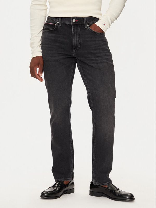 Tommy Hilfiger Tommy Hilfiger Traperice MW0MW36676 Crna Regular Fit