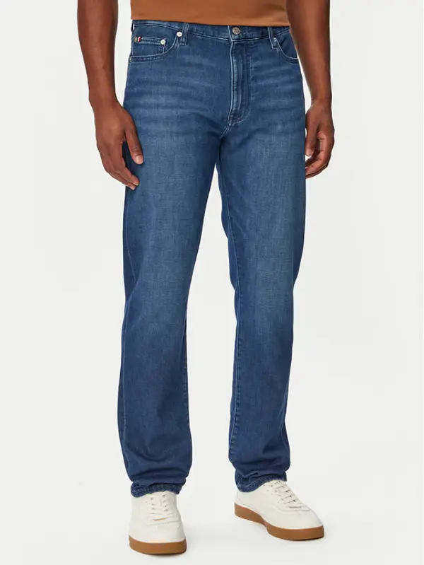 Tommy Hilfiger Tommy Hilfiger Traperice MW0MW43164 Plava Slim Fit