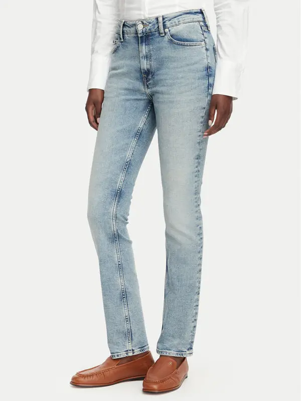 Tommy Hilfiger Tommy Hilfiger Traperice New Doreen WW0WW49968 Plava Slim Fit