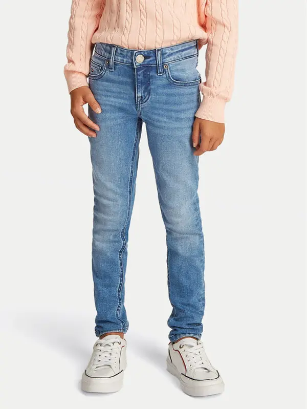 Tommy Hilfiger Tommy Hilfiger Traperice Nora KG0KG08403 Plava Skinny Fit