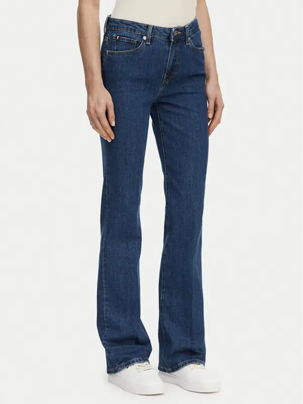 Tommy Hilfiger Tommy Hilfiger Traperice Rian Rw WW0WW49956 Tamnoplava Bootcut Fit