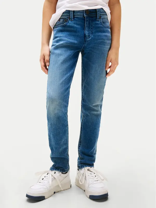 Tommy Hilfiger Tommy Hilfiger Traperice Scanton KB0KB09709 Plava Slim Fit