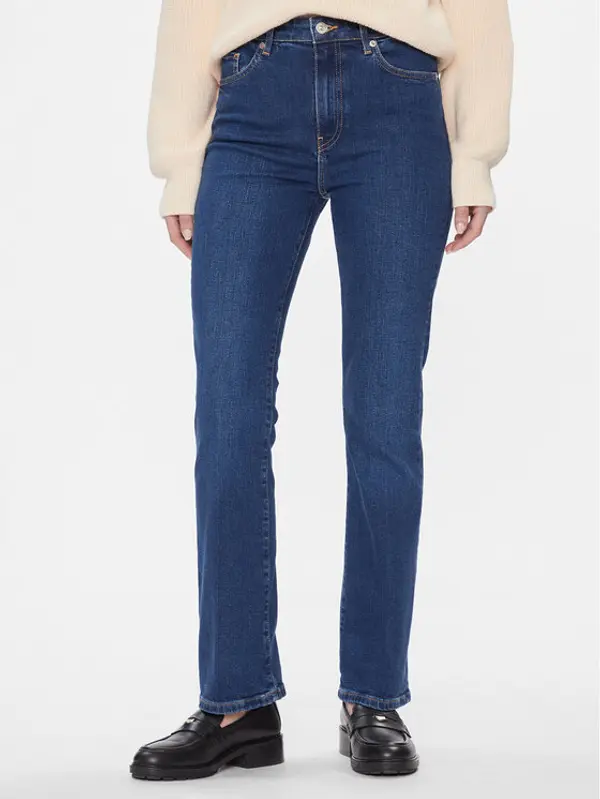 Tommy Hilfiger Tommy Hilfiger Traperice WW0WW40649 Tamnoplava Bootcut Fit