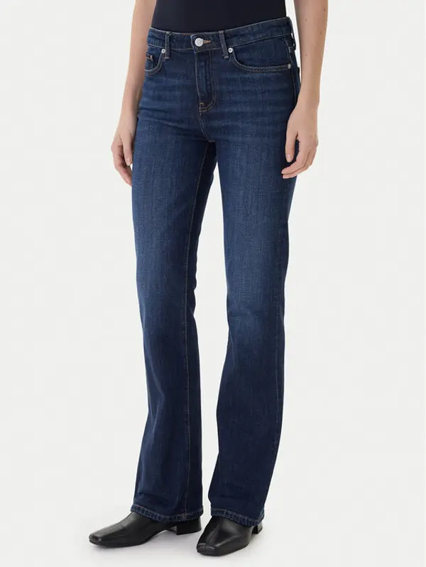 Tommy Hilfiger Tommy Hilfiger Traperice WW0WW42490 Tamnoplava Bootcut Fit