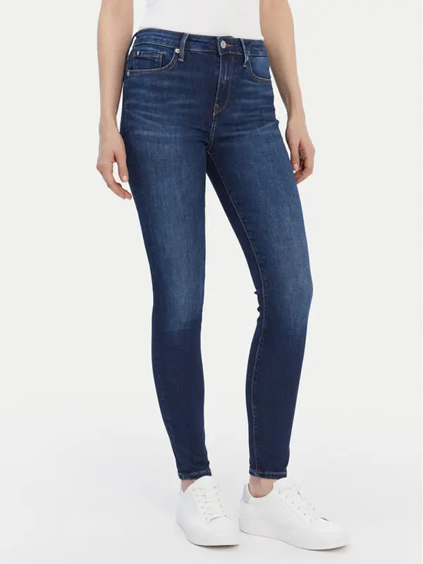 Tommy Hilfiger Tommy Hilfiger Traperice WW0WW45010 Tamnoplava Slim Fit