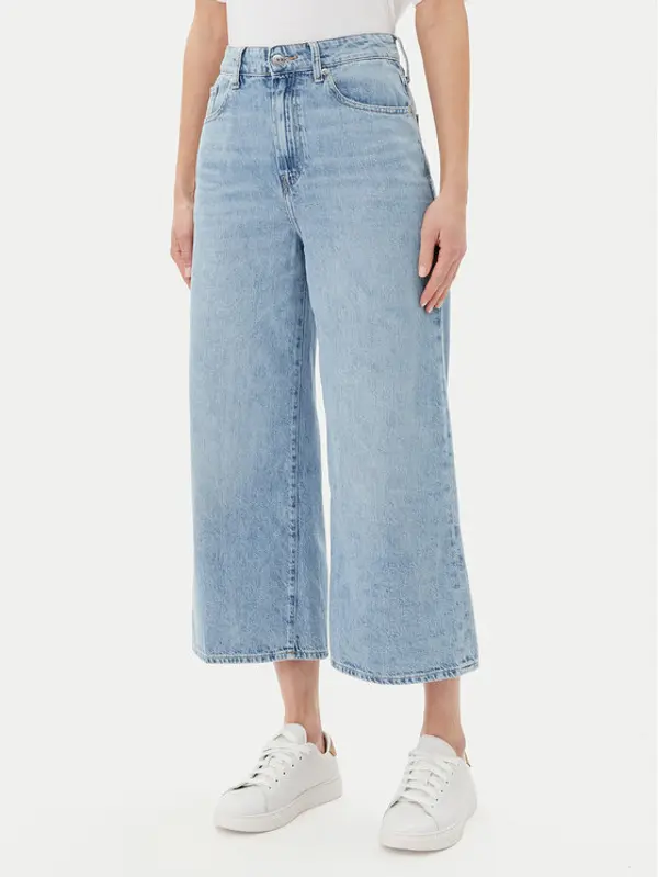 Tommy Hilfiger Tommy Hilfiger Traperice WW0WW45504 Svijetloplava Relaxed Fit