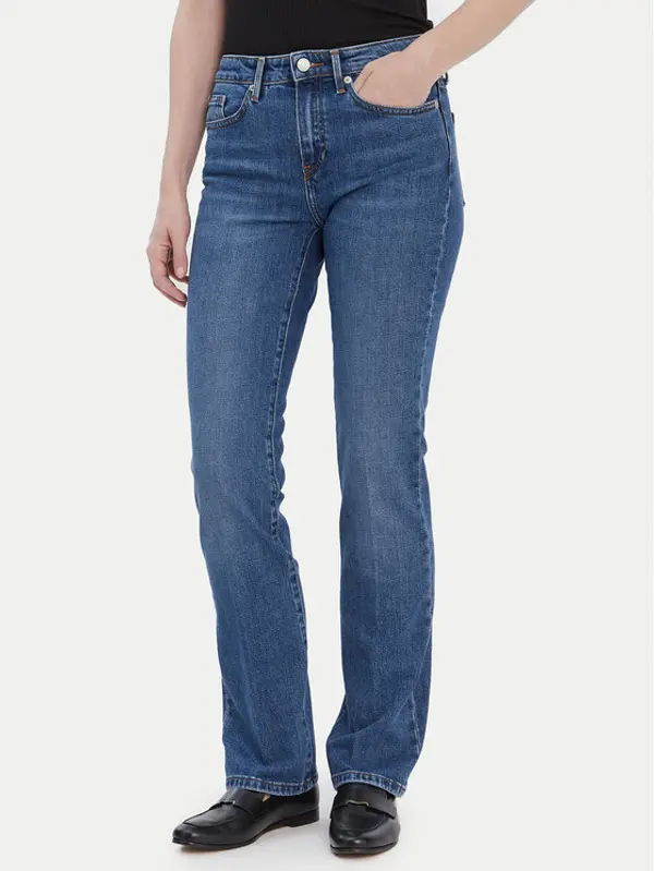 Tommy Hilfiger Tommy Hilfiger Traperice WW0WW45674 Plava Bootcut Fit