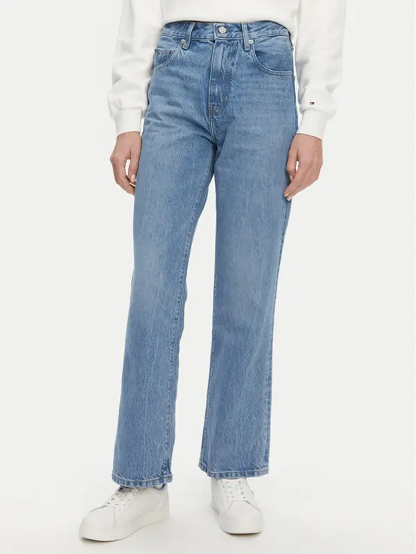 Tommy Hilfiger Tommy Hilfiger Traperice WW0WW45922 Plava Relaxed Fit