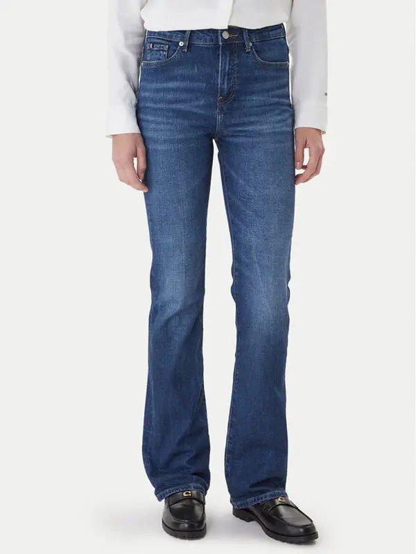 Tommy Hilfiger Tommy Hilfiger Traperice WW0WW46729 Plava Bootcut Fit