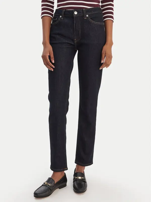 Tommy Hilfiger Tommy Hilfiger Traperice WW0WW47685 Tamnoplava Slim Fit