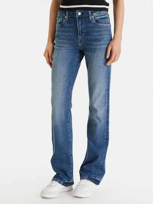 Tommy Hilfiger Tommy Hilfiger Traperice WW0WW47701 Plava Bootcut Fit