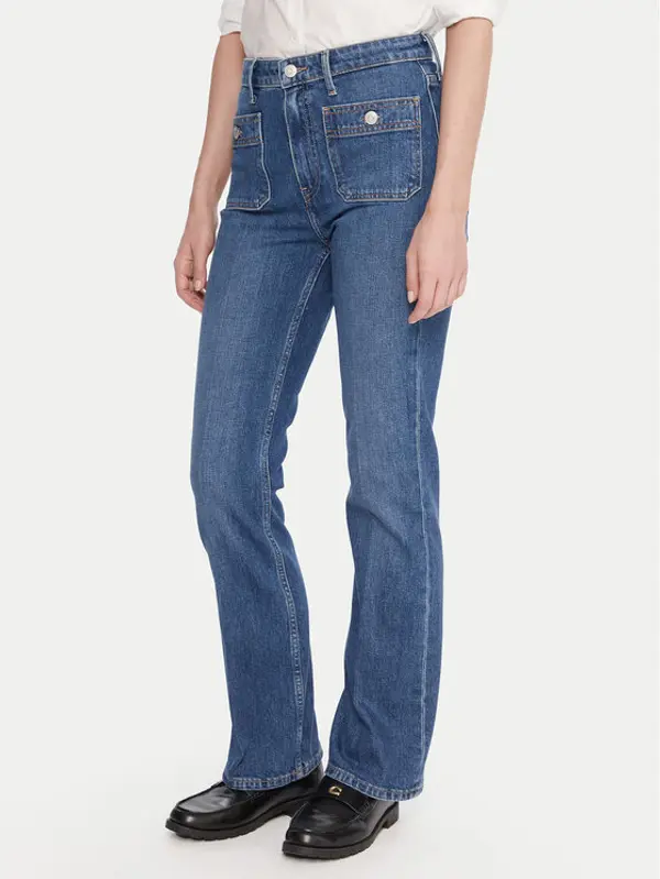 Tommy Hilfiger Tommy Hilfiger Traperice WW0WW48255 Plava Flare Fit