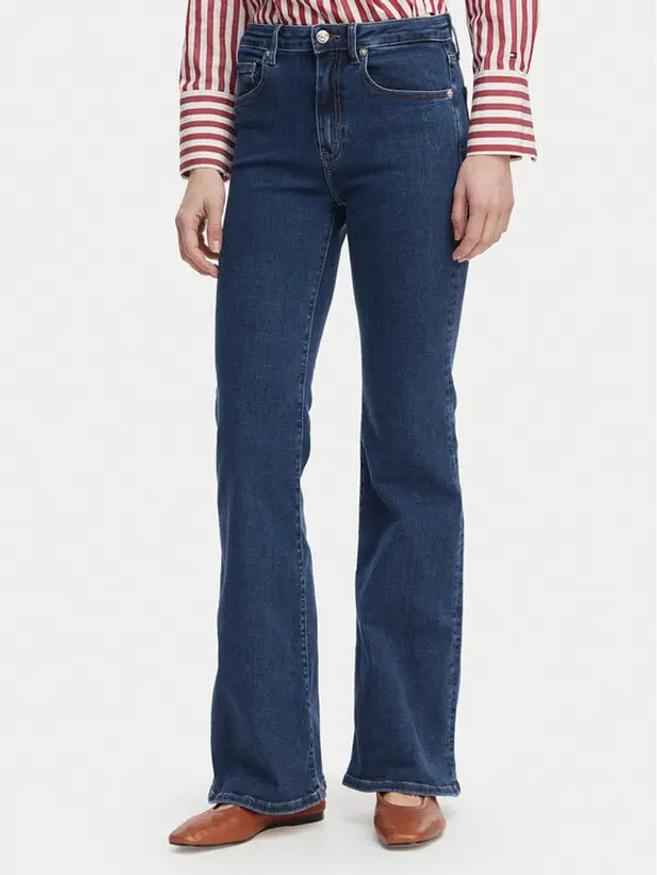 Tommy Hilfiger Tommy Hilfiger Traperice WW0WW48565 Plava Flare Fit
