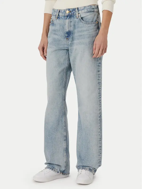 Tommy Hilfiger Tommy Hilfiger Traperice WW0WW50963 Plava Straight Fit