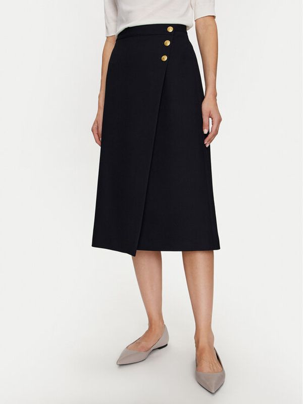 Tommy Hilfiger Tommy Hilfiger Trapez suknja WW0WW41601 Tamnoplava Regular Fit