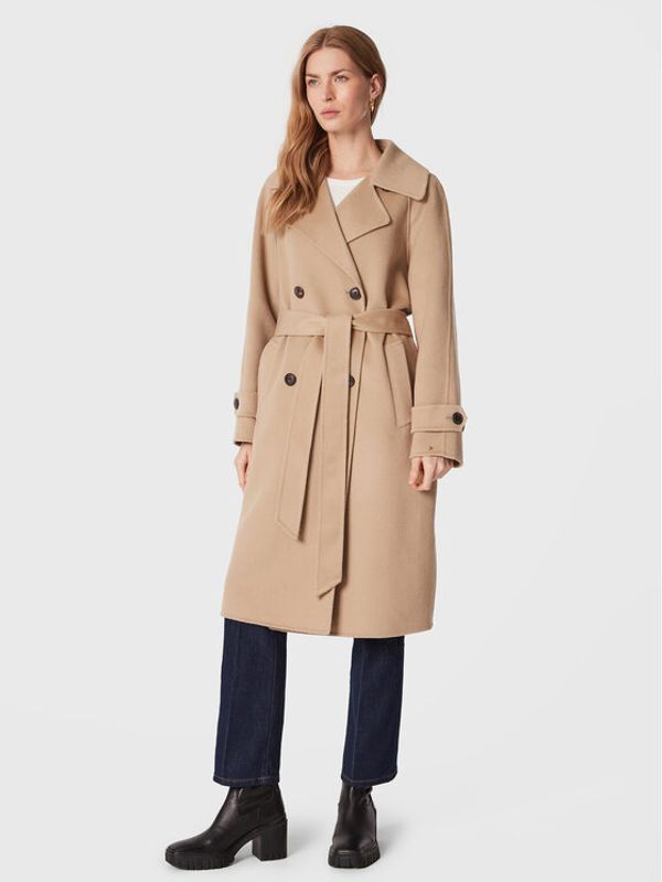 Tommy Hilfiger Tommy Hilfiger Trench WW0WW36941 Bež Relaxed Fit