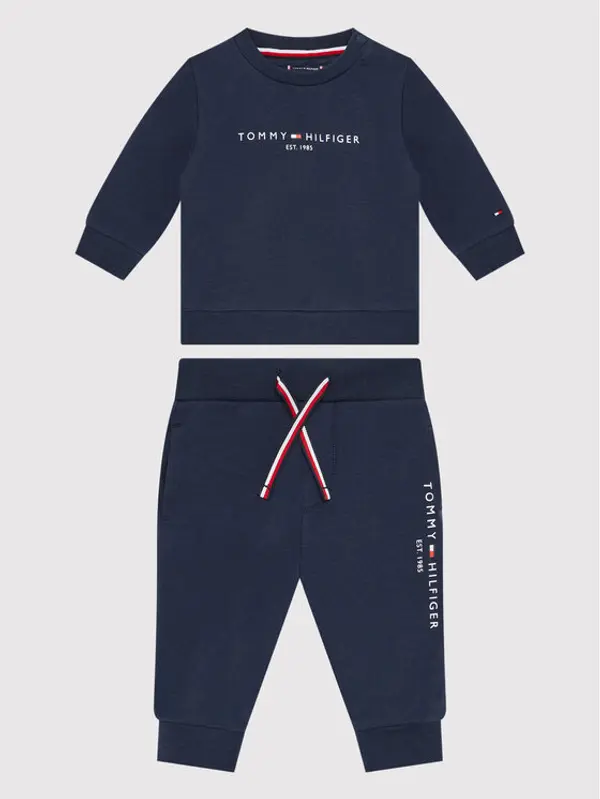 Tommy Hilfiger Tommy Hilfiger Trenerka Baby Essential KN0KN01485 Tamnoplava Regular Fit