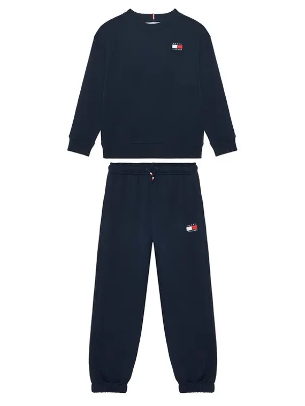 Tommy Hilfiger Tommy Hilfiger Trenerka KS0KS00708 D Tamnoplava Regular Fit