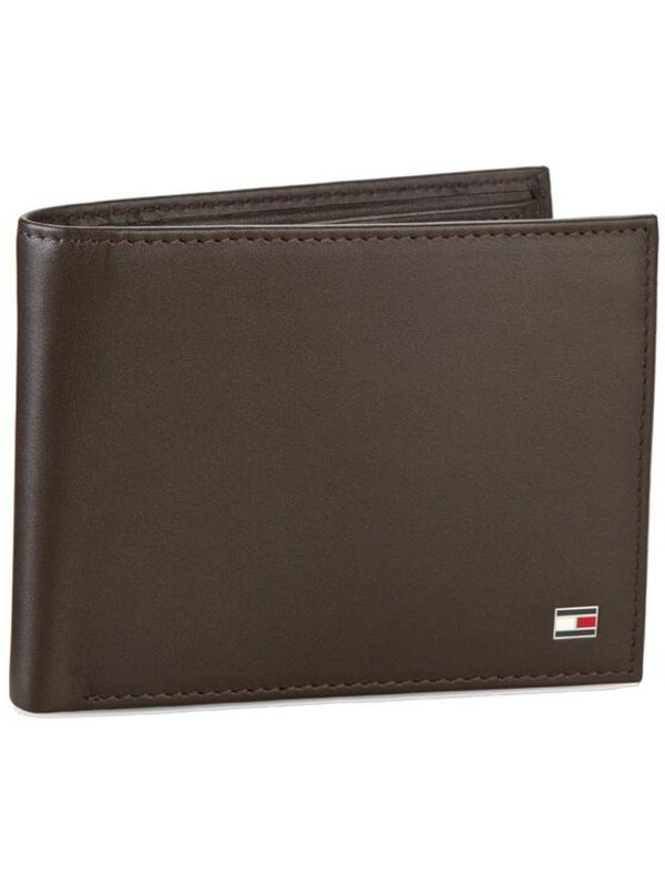 Tommy Hilfiger Tommy Hilfiger Veliki muški novčanik Eton Cc Flap And Coin Pocket AM0AM00652/83362 Smeđa