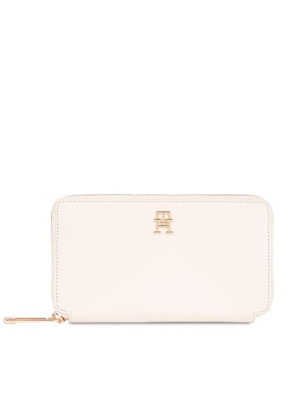 Tommy Hilfiger Tommy Hilfiger Veliki ženski novčanik Iconic Tommy Large Za AW0AW16009 Écru