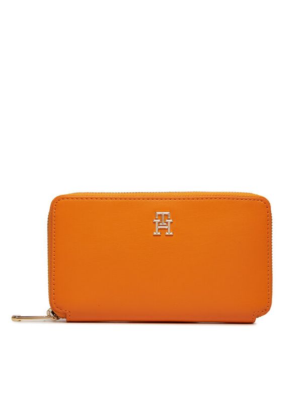 Tommy Hilfiger Tommy Hilfiger Veliki ženski novčanik Iconic Tommy Large Za AW0AW16009 Narančasta