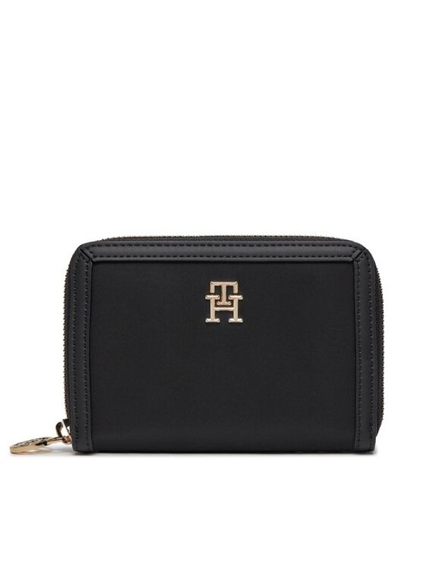 Tommy Hilfiger Tommy Hilfiger Veliki ženski novčanik Th Essential S Med Za AW0AW15754 Crna