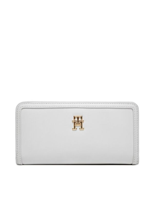 Tommy Hilfiger Tommy Hilfiger Veliki ženski novčanik Th Monotype Large Slim Wallet AW0AW16210 Bijela