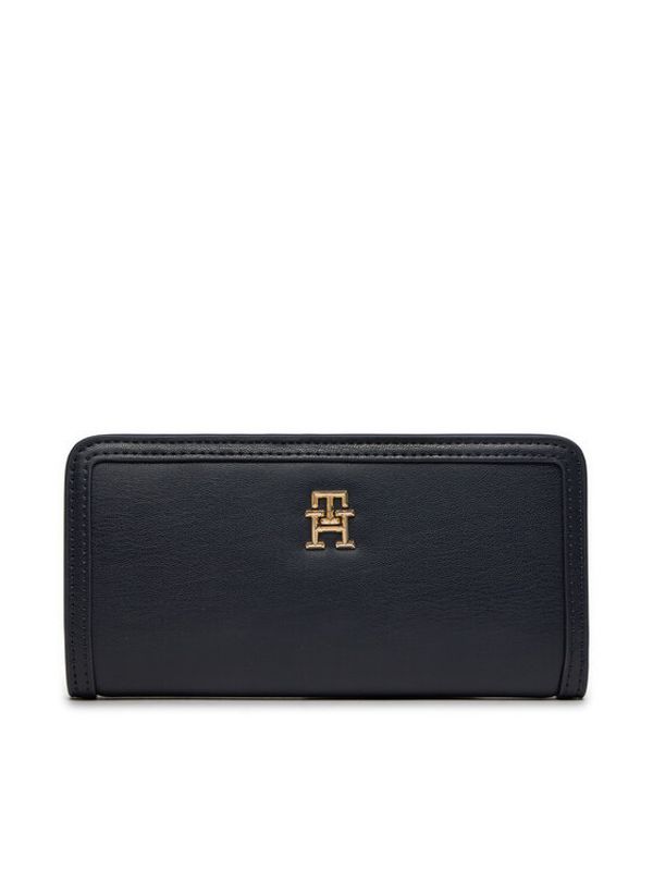 Tommy Hilfiger Tommy Hilfiger Veliki ženski novčanik Th Monotype Large Slim Wallet AW0AW16210 Tamnoplava