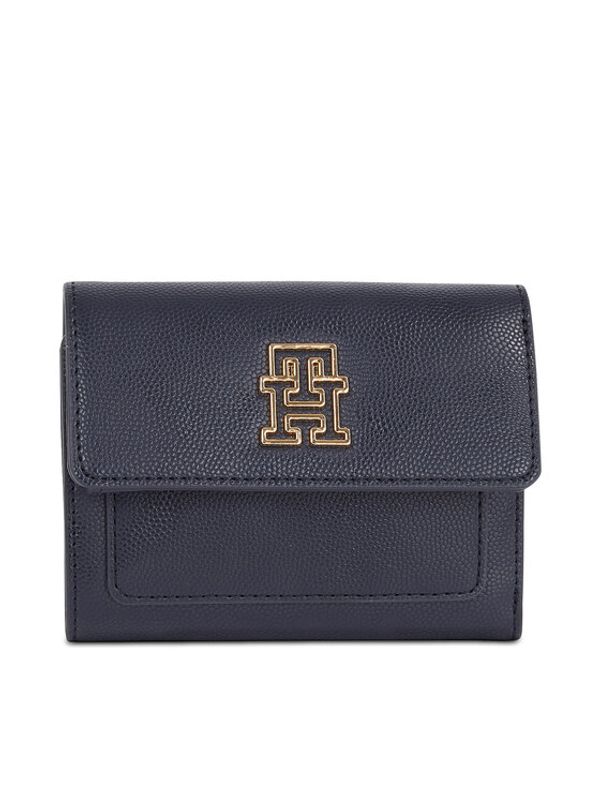 Tommy Hilfiger Tommy Hilfiger Ženski novčanik Th Timeless Med Flap W Bill AW0AW15258 Tamnoplava