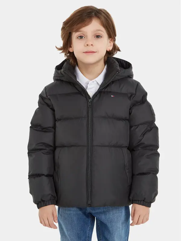Tommy Hilfiger Tommy Hilfiger Zimska jakna Essential KB0KB08341 D Crna Regular Fit