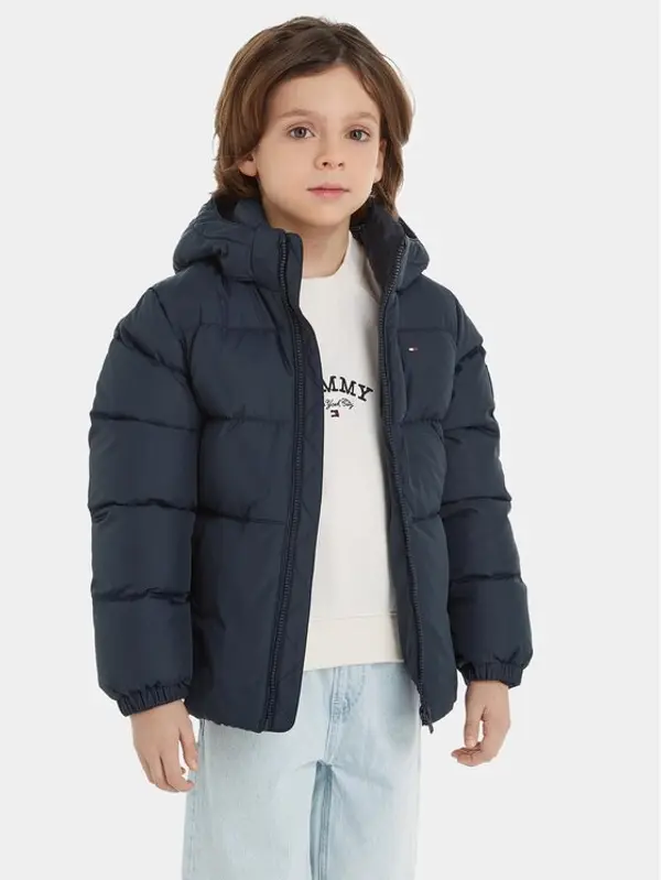 Tommy Hilfiger Tommy Hilfiger Zimska jakna Essential KB0KB08341 S Tamnoplava Regular Fit