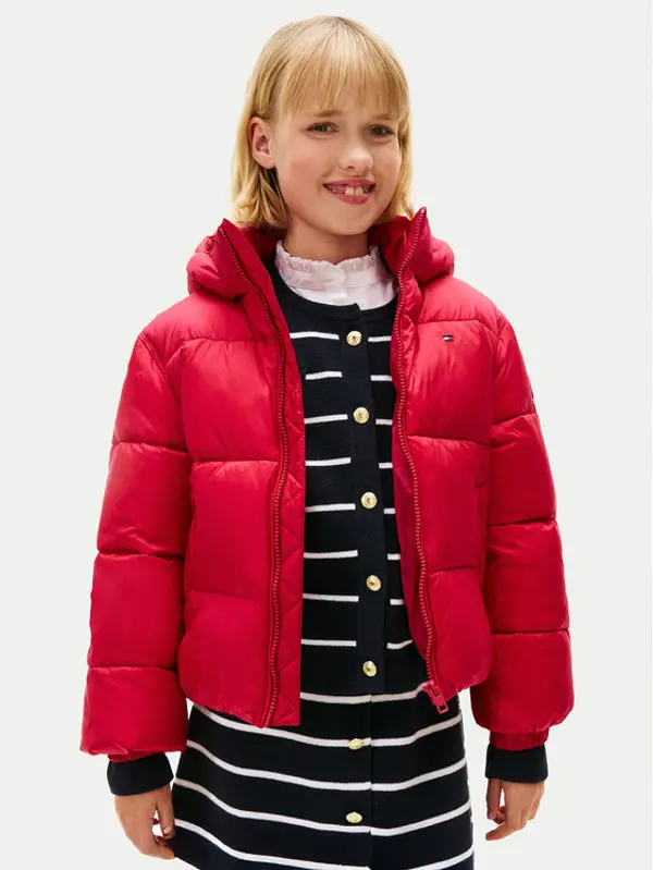 Tommy Hilfiger Tommy Hilfiger Zimska jakna KG0KG08759 D Crvena Regular Fit