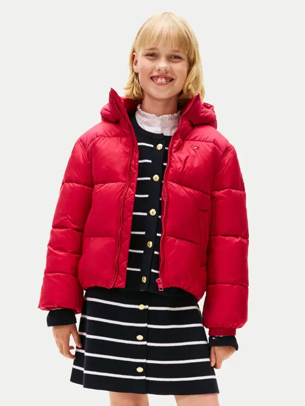 Tommy Hilfiger Tommy Hilfiger Zimska jakna KG0KG08759 S Crvena Regular Fit