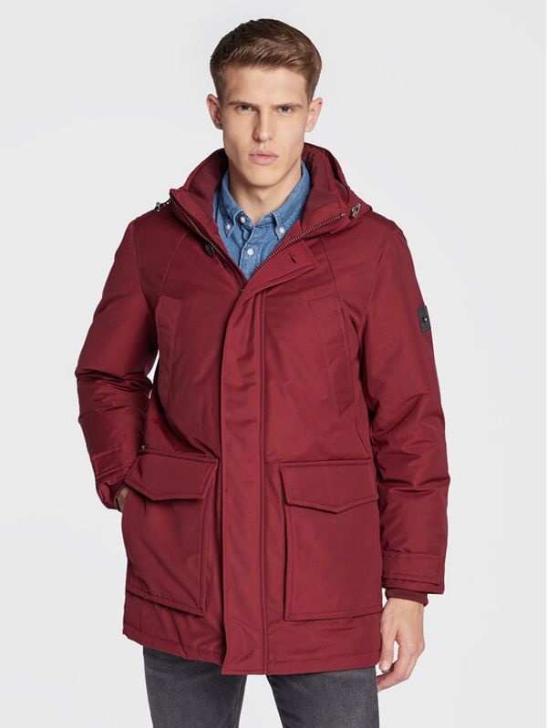 Tommy Hilfiger Tommy Hilfiger Zimska jakna Rockie MW0MW27689 Tamnocrvena Regular Fit