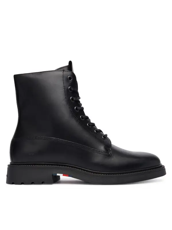 Tommy Hilfiger Tommy Hilfiger Zimske čizme Comfort Lwt FM0FM05593 Crna