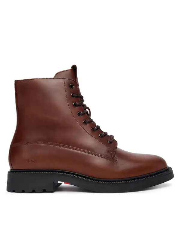Tommy Hilfiger Tommy Hilfiger Zimske čizme Comfort Lwt FM0FM05593 Smeđa