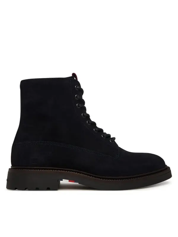 Tommy Hilfiger Tommy Hilfiger Zimske čizme Comfort Lwt FM0FM05594 Tamnoplava