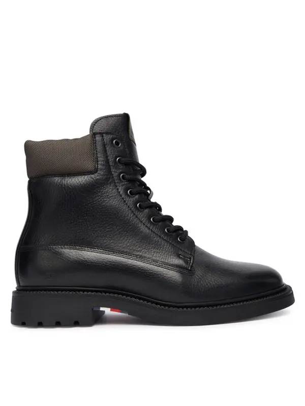 Tommy Hilfiger Tommy Hilfiger Zimske čizme Comfort Lwt Wrm Mx FM0FM05595 Crna