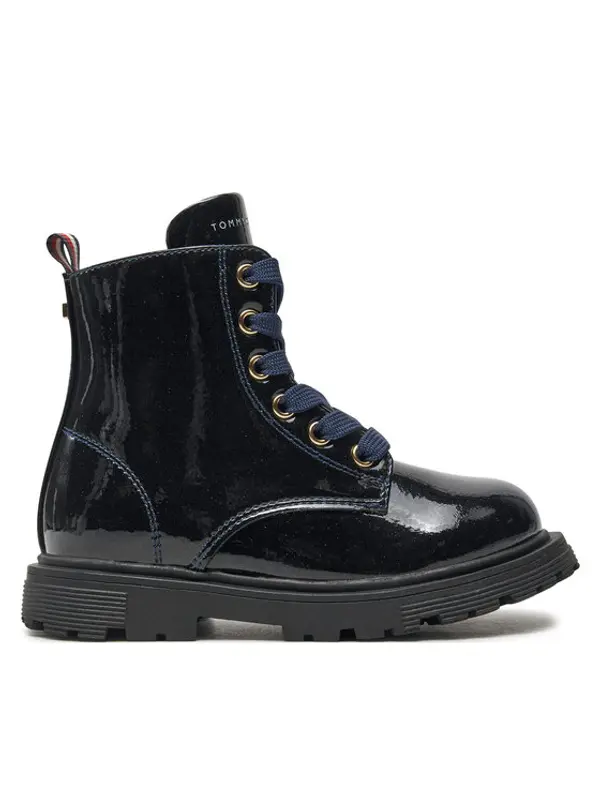 Tommy Hilfiger Tommy Hilfiger Zimske čizme Lace-Up Bootie T1A5-33564-1237 M Tamnoplava