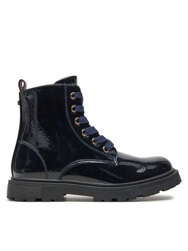 Tommy Hilfiger Tommy Hilfiger Zimske čizme Lace-Up Bootie T1A5-33564-1237 S Tamnoplava