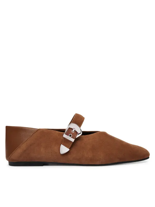 Tommy Jeans Tommy Jeans Balerinke Tjw Ballerina Suede EN0EN03067 Smeđa
