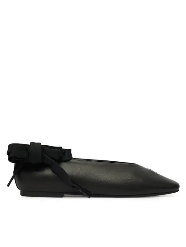 Tommy Jeans Tommy Jeans Balerinke Tjw Ballerina With Laces EN0EN02939 Crna