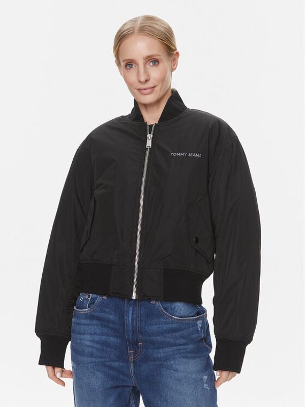Tommy Jeans Tommy Jeans Bomber Classics DW0DW17240 Crna Regular Fit