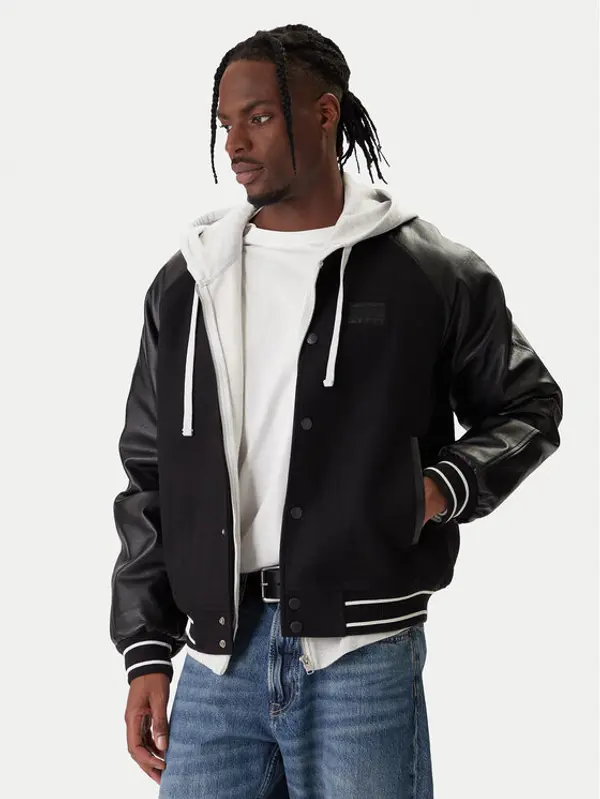 Tommy Jeans Tommy Jeans Bomber DM0DM22439 Crna Regular Fit