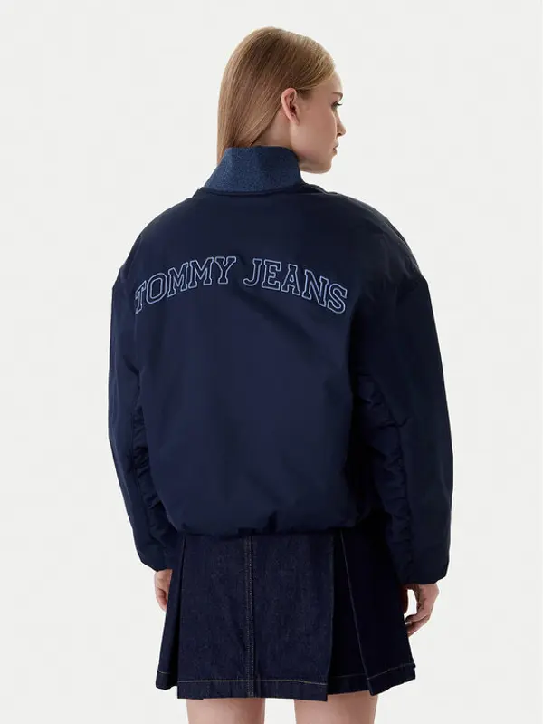 Tommy Jeans Tommy Jeans Bomber Varsity DW0DW22044 Tamnoplava Relaxed Fit