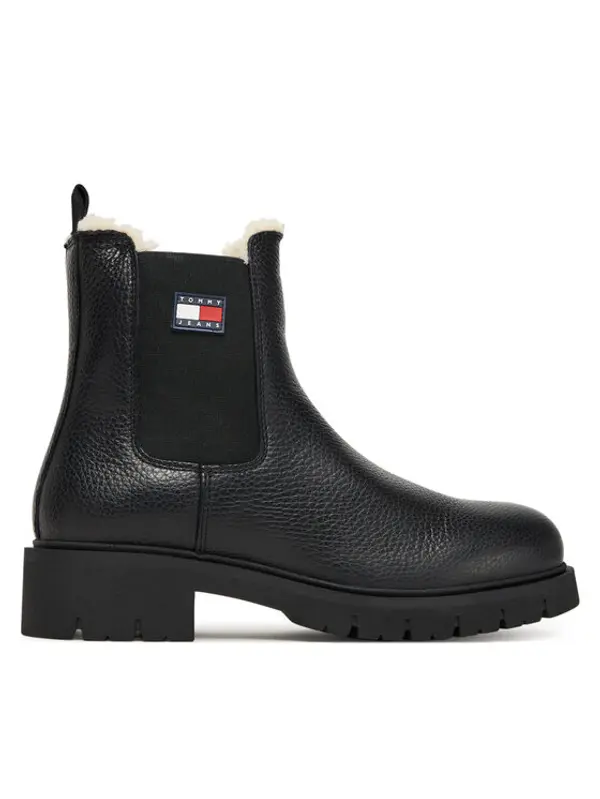 Tommy Jeans Tommy Jeans Chelsea cipele Tjw Chelsea Boot Wl EN0EN02826 Crna