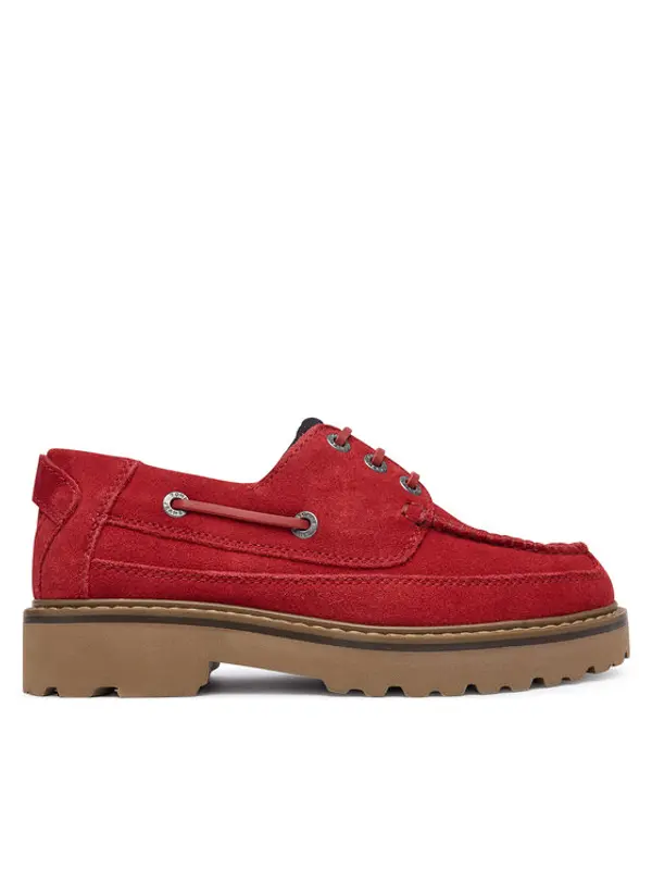Tommy Jeans Tommy Jeans Cipele Tjw Archive '01 Low Boat Shoe EN0EN03157 Crvena