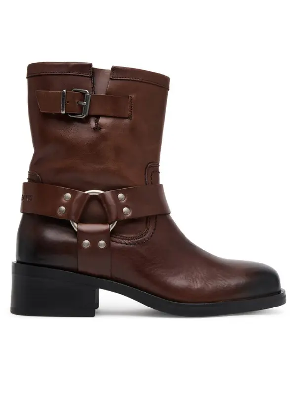 Tommy Jeans Tommy Jeans Čizme Tjw Biker EN0EN02811 Smeđa