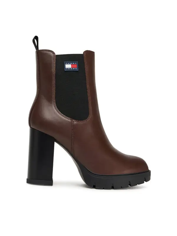 Tommy Jeans Tommy Jeans Čizme Tjw EN0EN02831 Smeđa