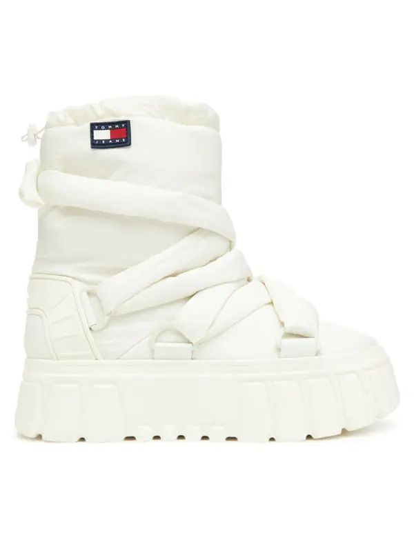 Tommy Jeans Tommy Jeans Čizme za snijeg Tjw Chunky Snow Boot Nylon EN0EN02842 Bijela